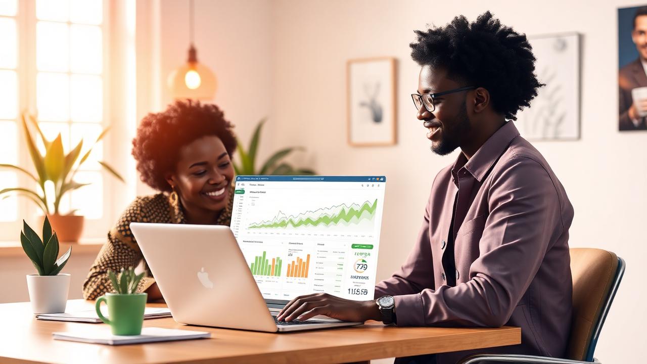 Equipo trabajando en marketing digital y analítica