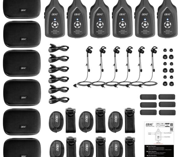 Venta de equipos de comunicación árbitros durante partidos de football