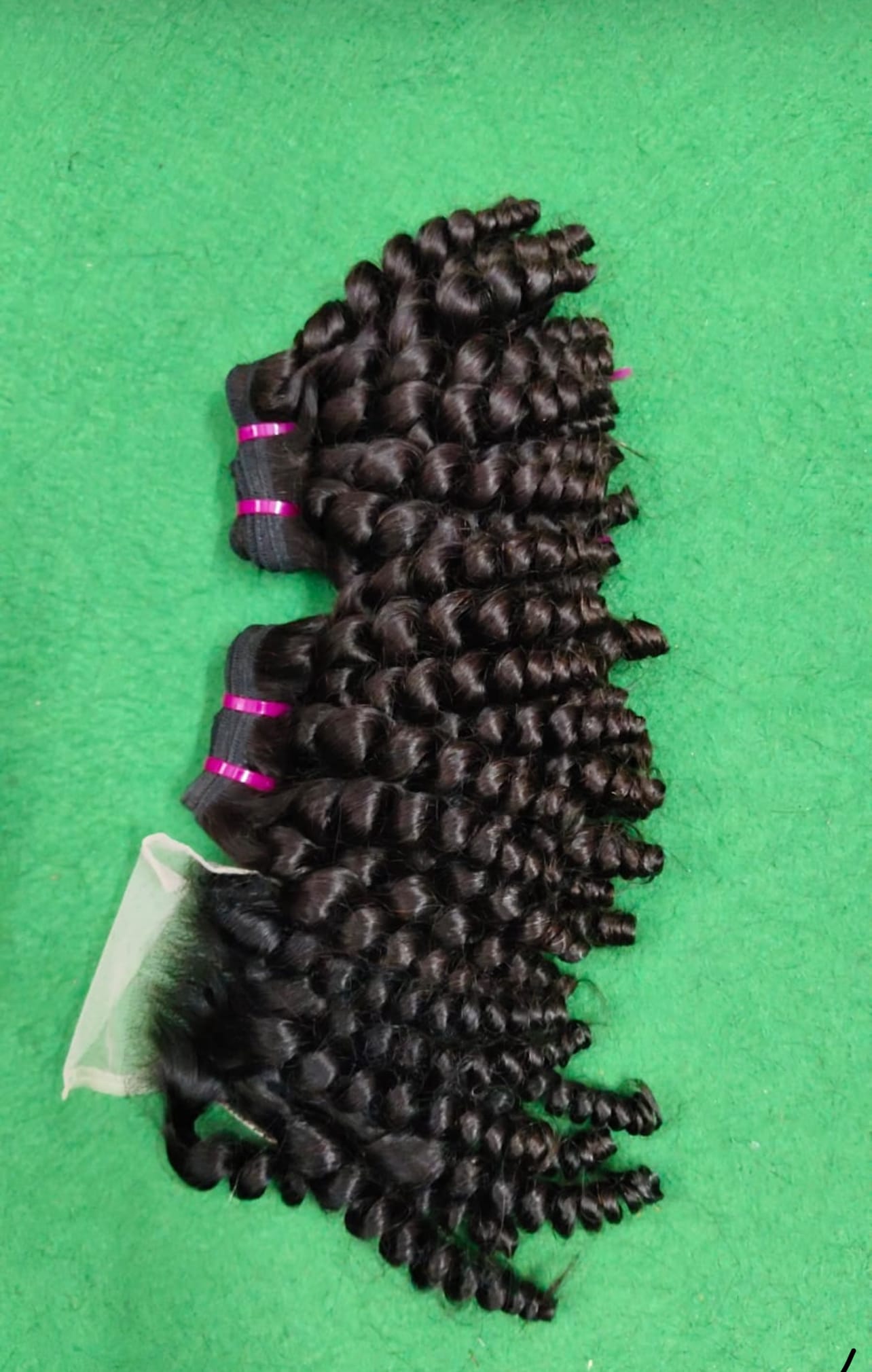 Pelo humano virgen indio
