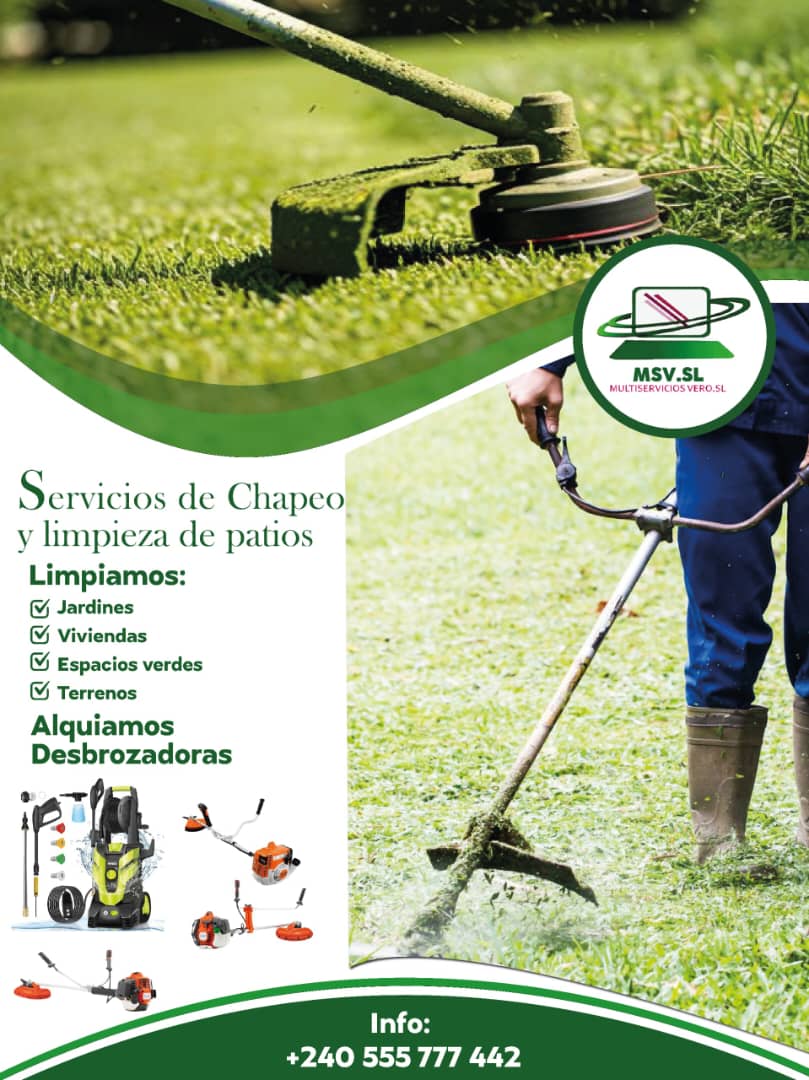 LIMPIEZA Y CHAPEO A DOMICILIO