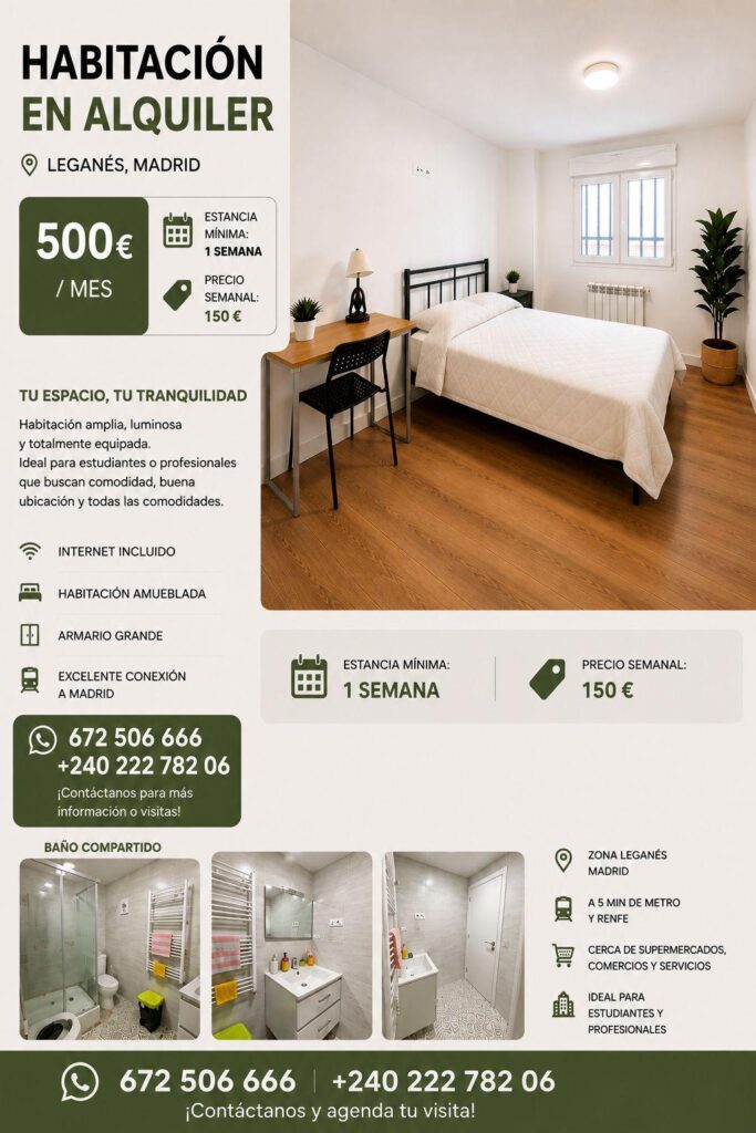 HABITACIÓN EN ALQUILER
