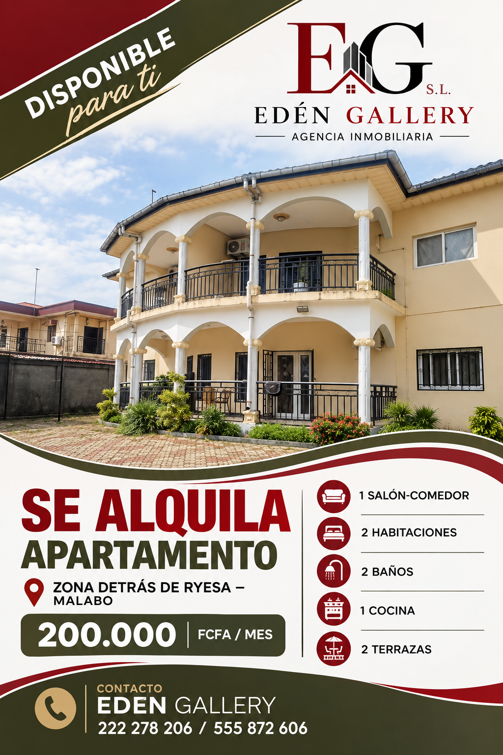 SE ALQUILA APARTAMENTOS