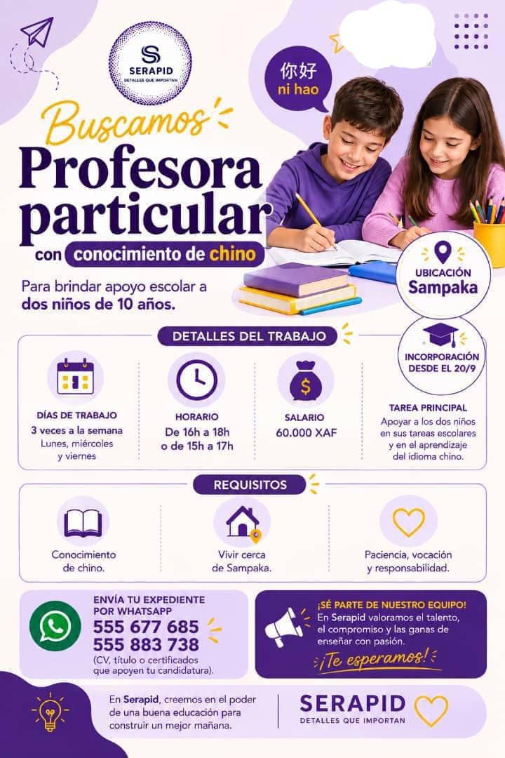 SE BUSCA MAESTRA PARTICULAR