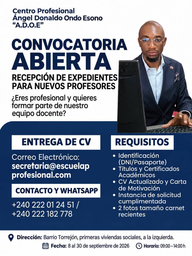 SE BUSCA PROFESORES