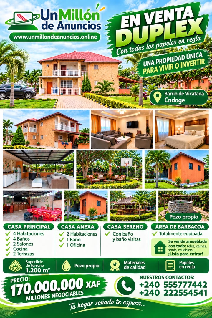SE VENDE APARTAMENTO DUPLEX AMUEBLADO
